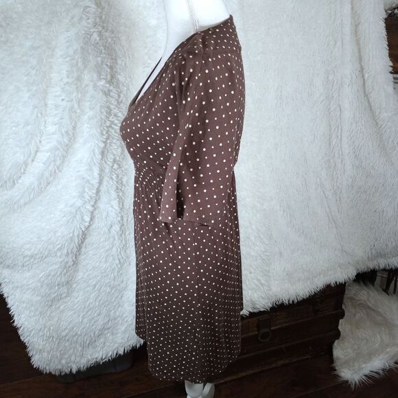 O'NEILL BROWN & CREAM DRESS SZ.M EUC - Picture 5 of 8